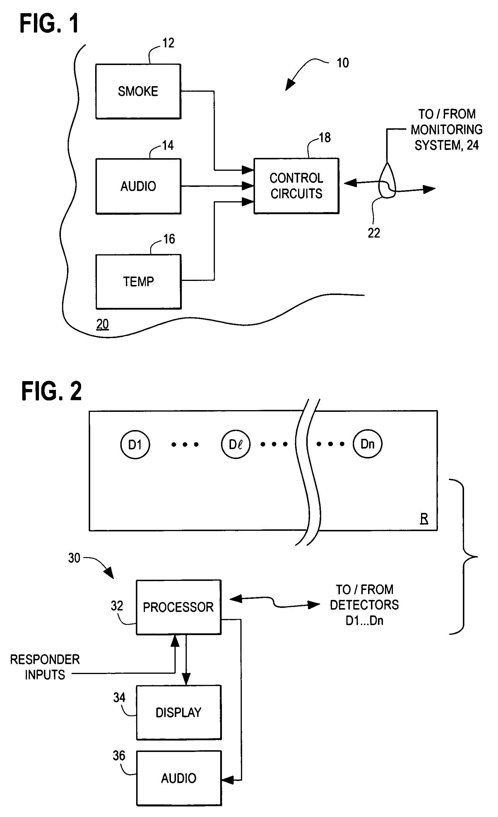 Multi-sensor fire detectors with audio sensors and systems thereof