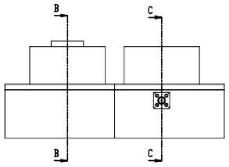 A double-entry resonant cavity online measuring device for measuring grain moisture content