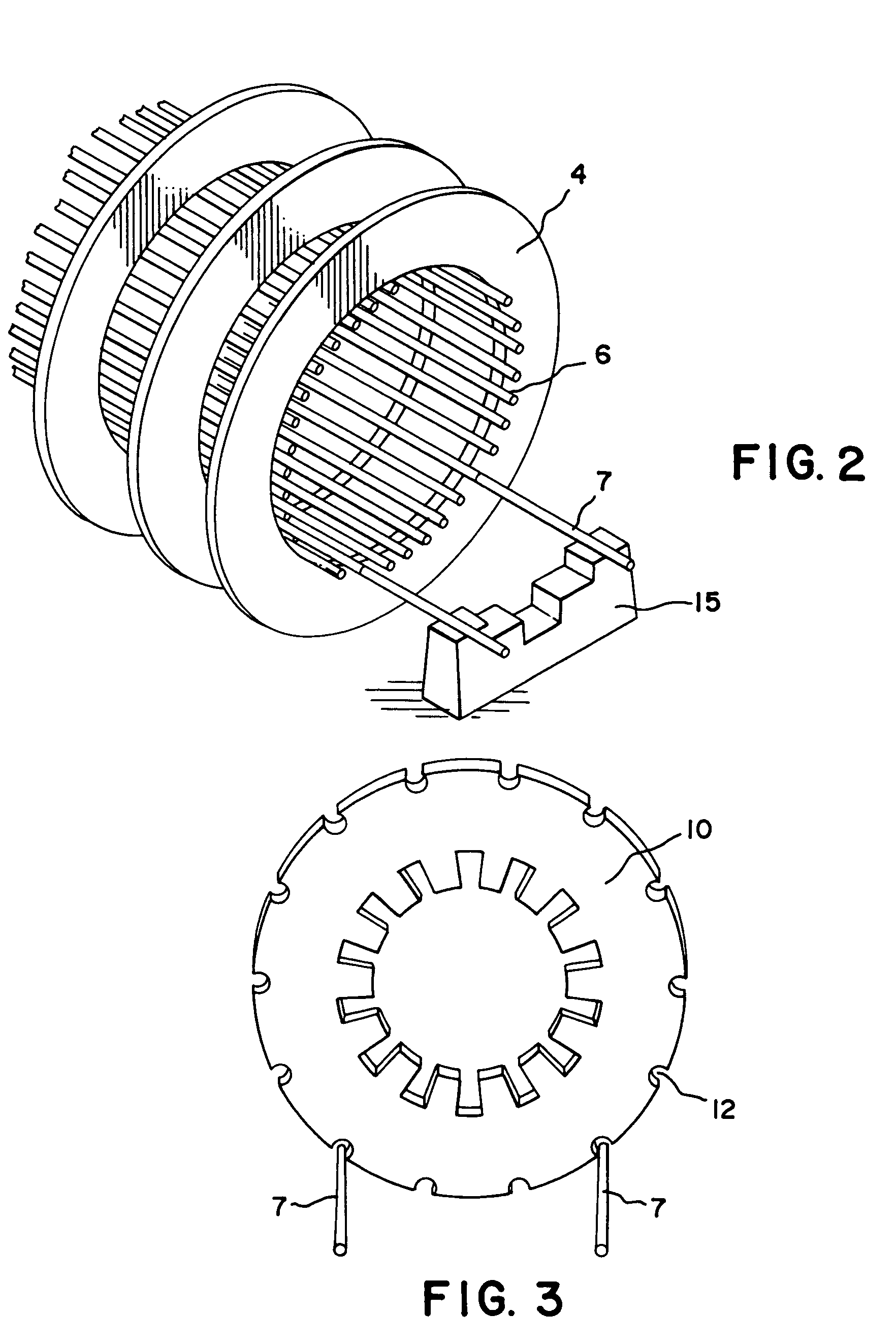 Method of horizontally stacking a stator core within a stator frame