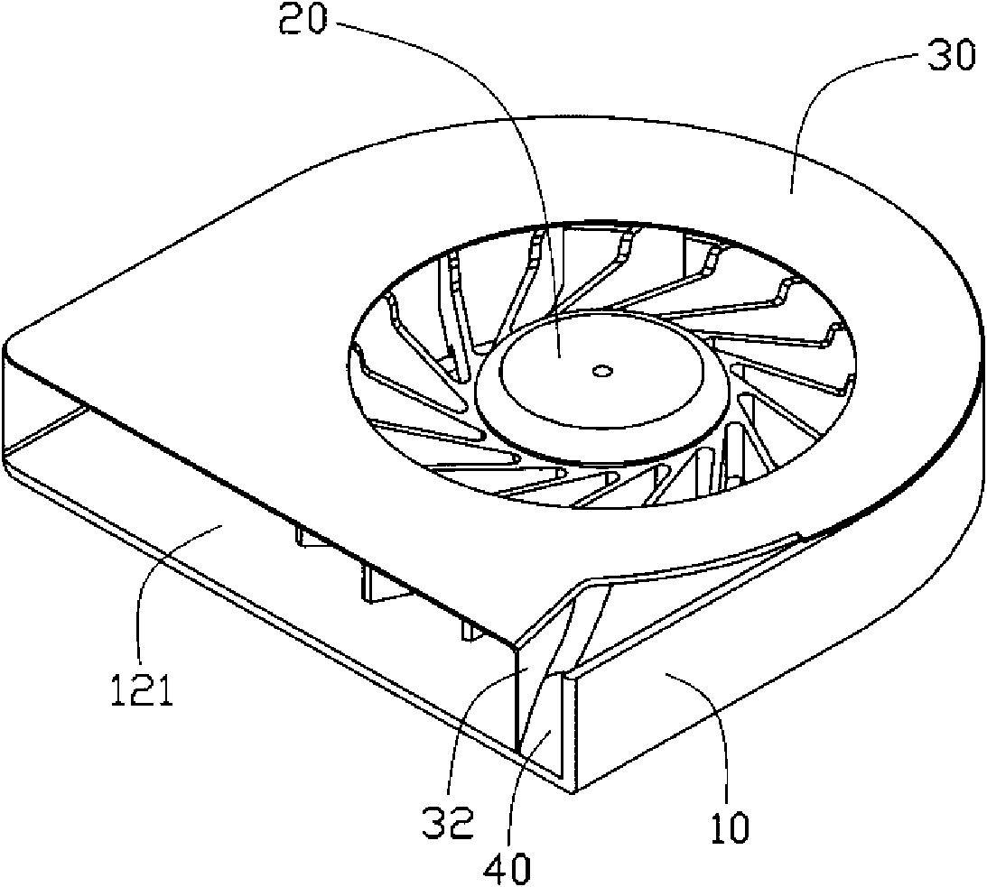 Eccentric fan