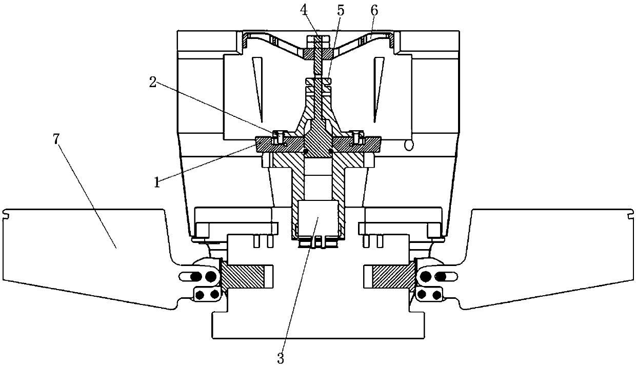 High-overload-impact-resistant synchronous four-channel folding wing locking and unfolding mechanism and operation method thereof