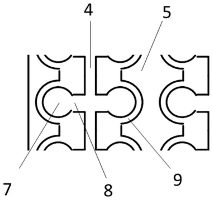 Nucleic acid multiple detection micro-fluidic chip capable of realizing automatic sample feeding