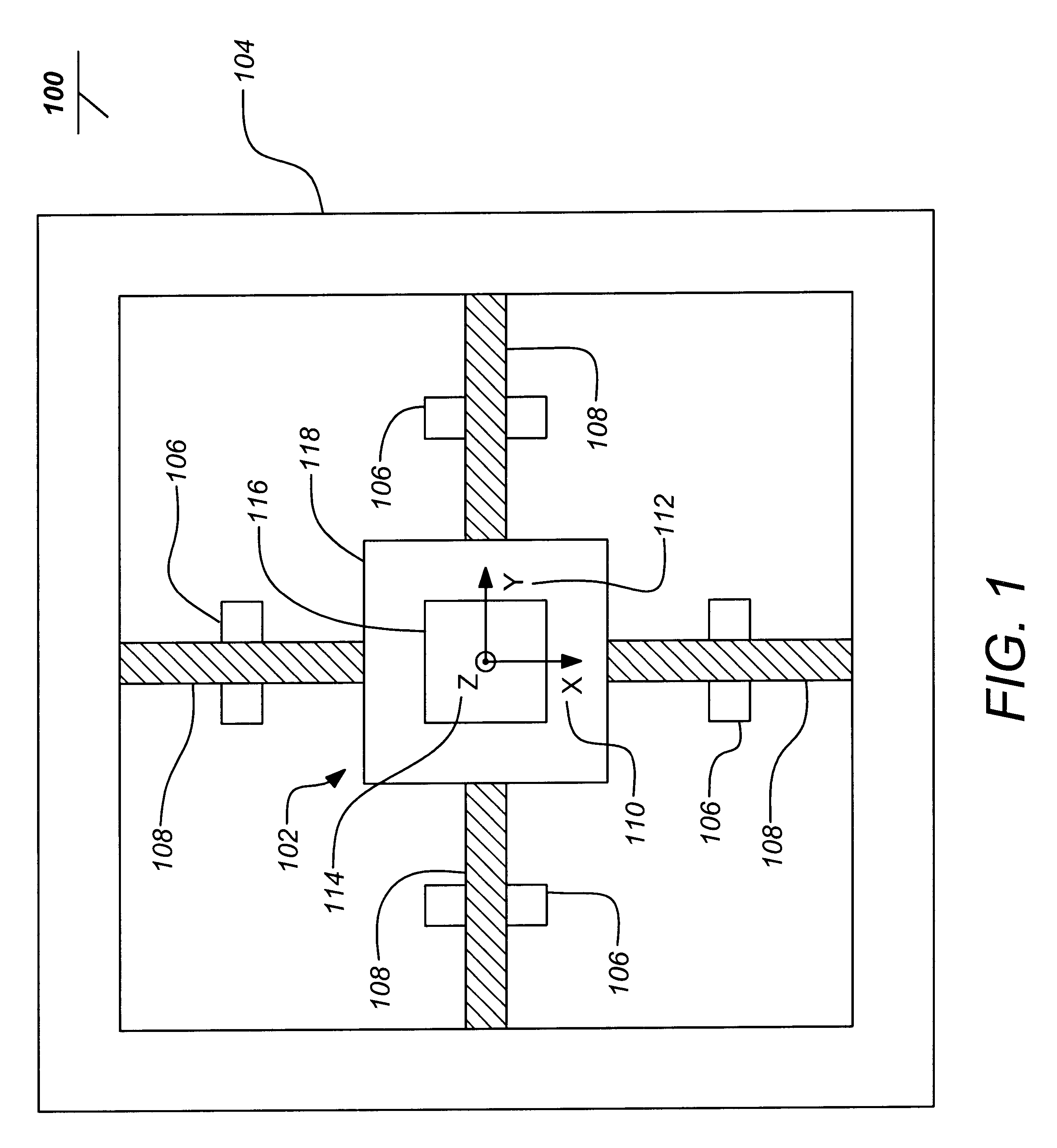 Isolated resonator gyroscope