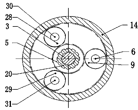 Gear-adjustable planetary gear train transmission