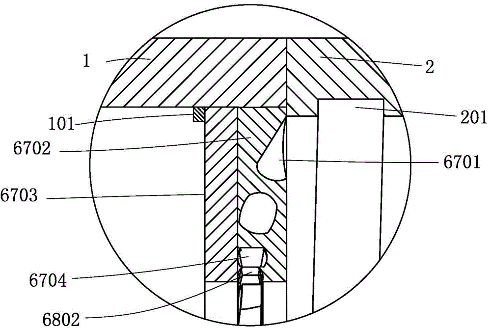 A round brush and a high-pressure cleaning machine including it