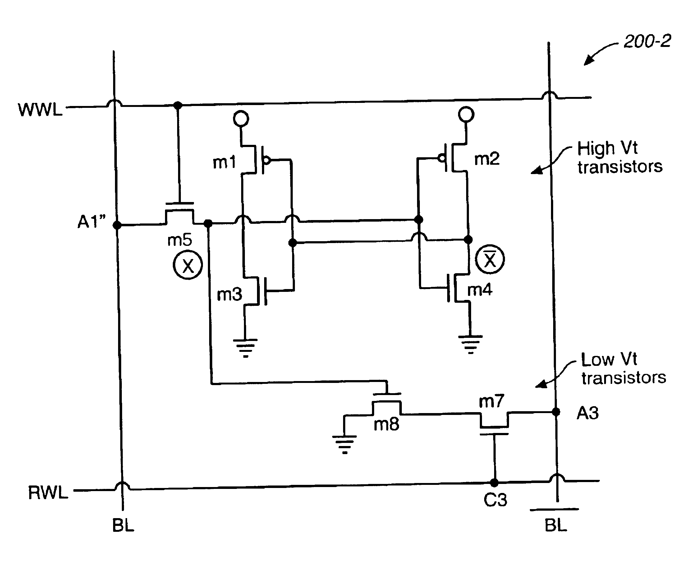 Low-power high-performance storage circuitry