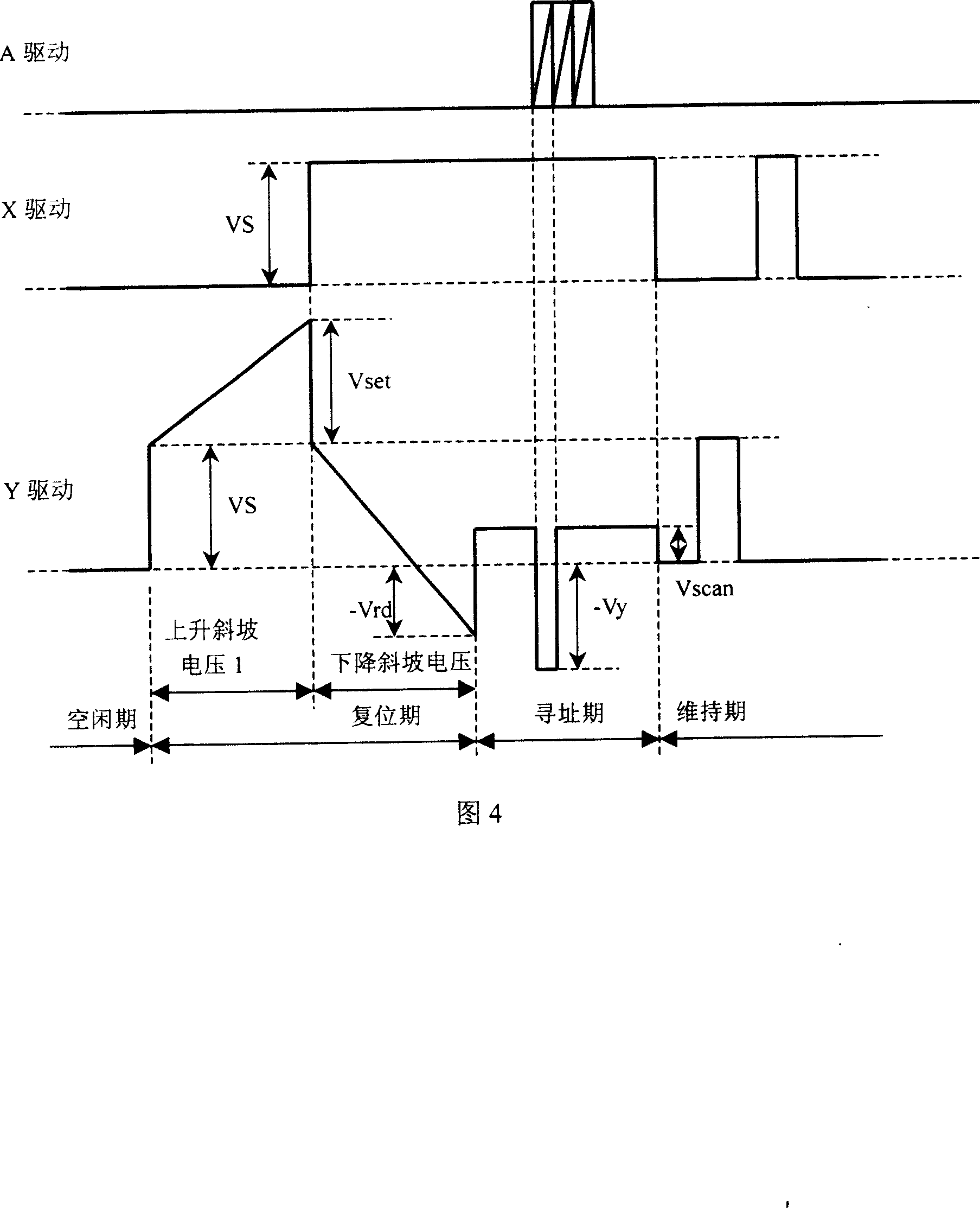 Addressing and display separated driving method for driving plasma display panel