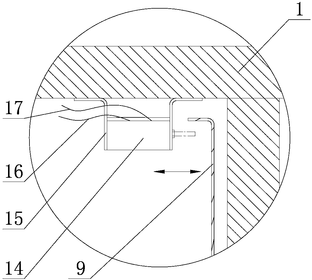 Apparatus for maintaining internal cleanliness of interface unit