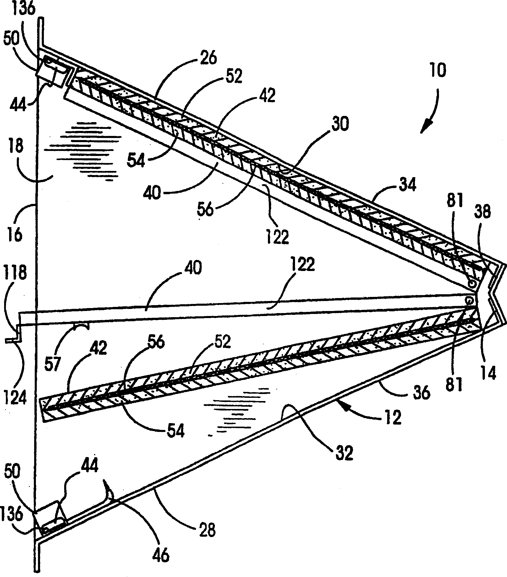 Structures for electrostatic V-bank air filters