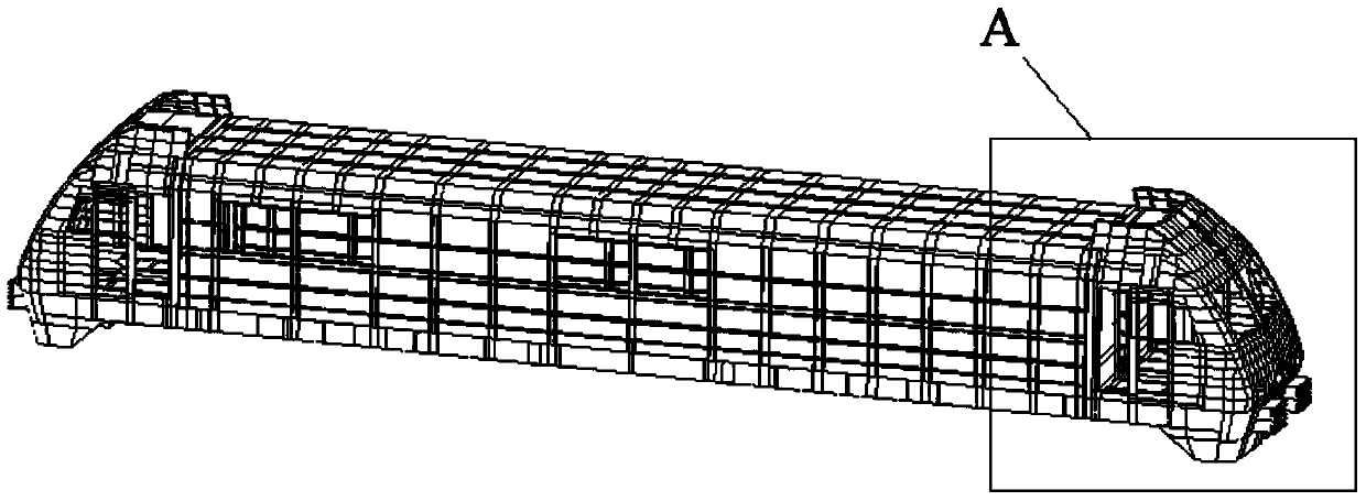 Guidance composite special energy-absorbing structure and its application on trains