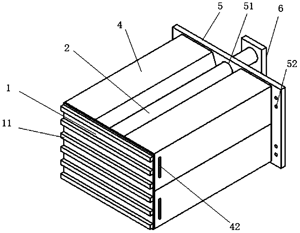 Guidance composite special energy-absorbing structure and its application on trains