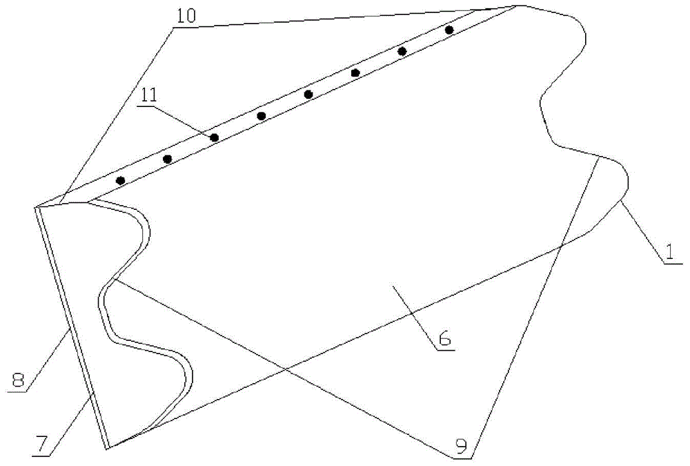 Anti-collision buffer energy-absorbing device for side of truck