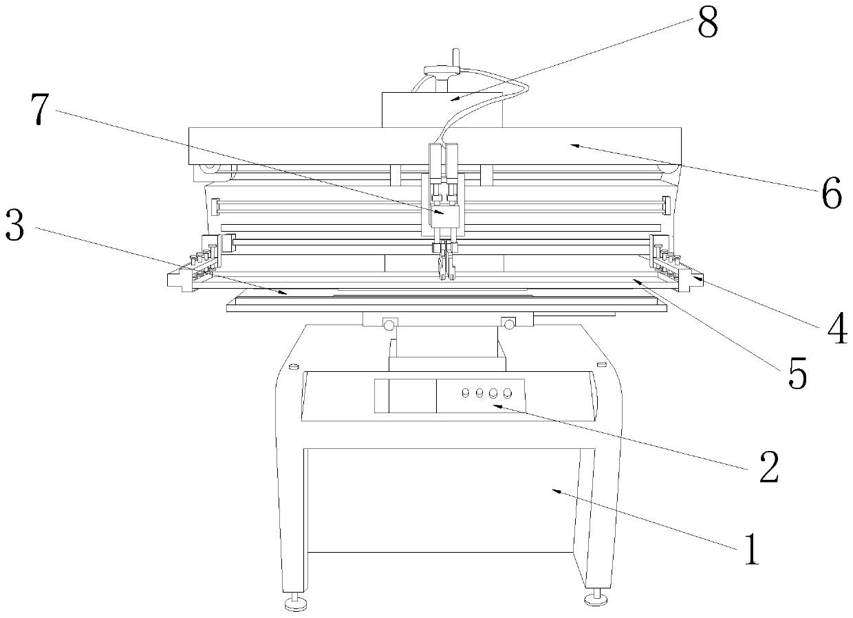 Automatic solder paste printing machine with printing material stacking prevention and easy demoulding functions