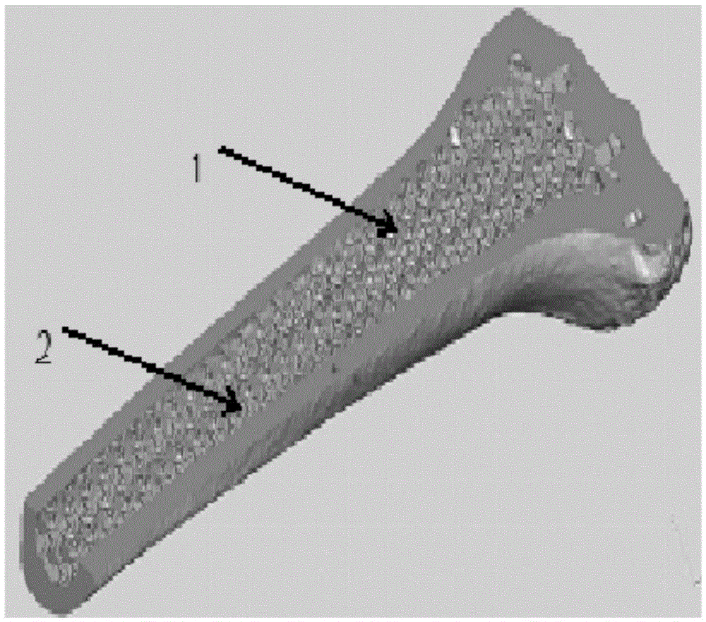 Design and manufacturing method of porous grid structure material