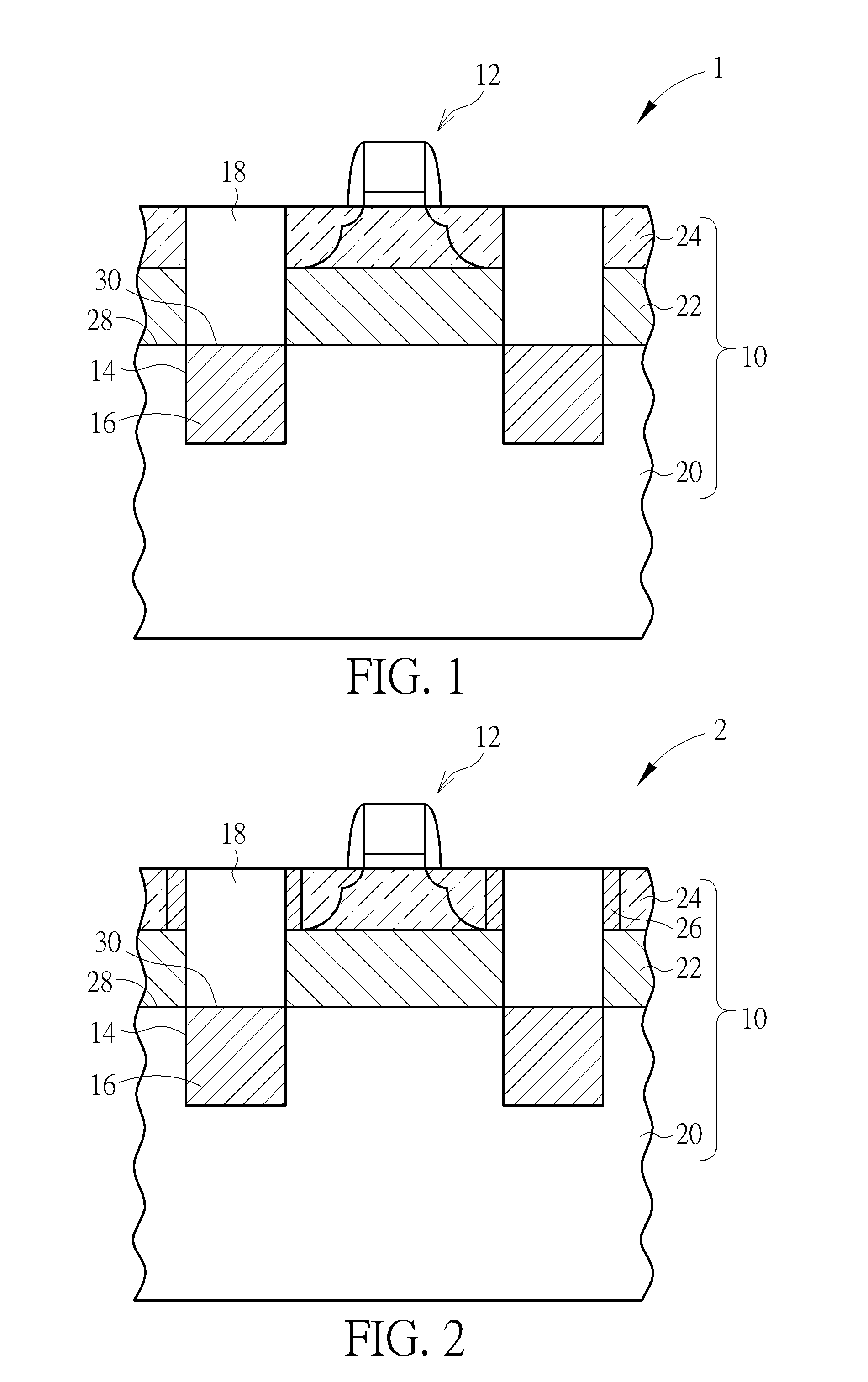 Semiconductor structure and method of forming a harmonic-effect-suppression structure