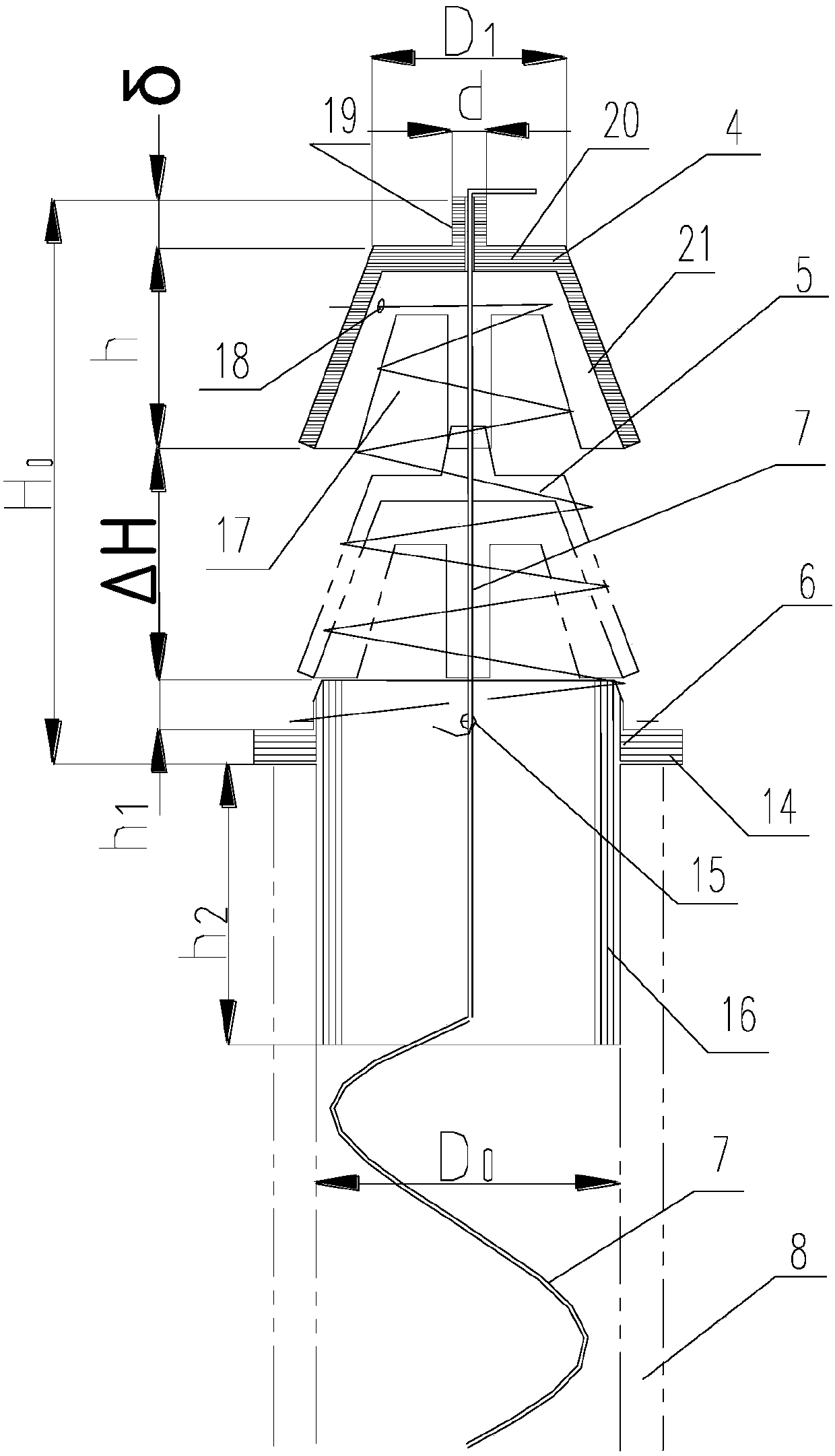 Surfing cleaning type reverse nature circular evaporator