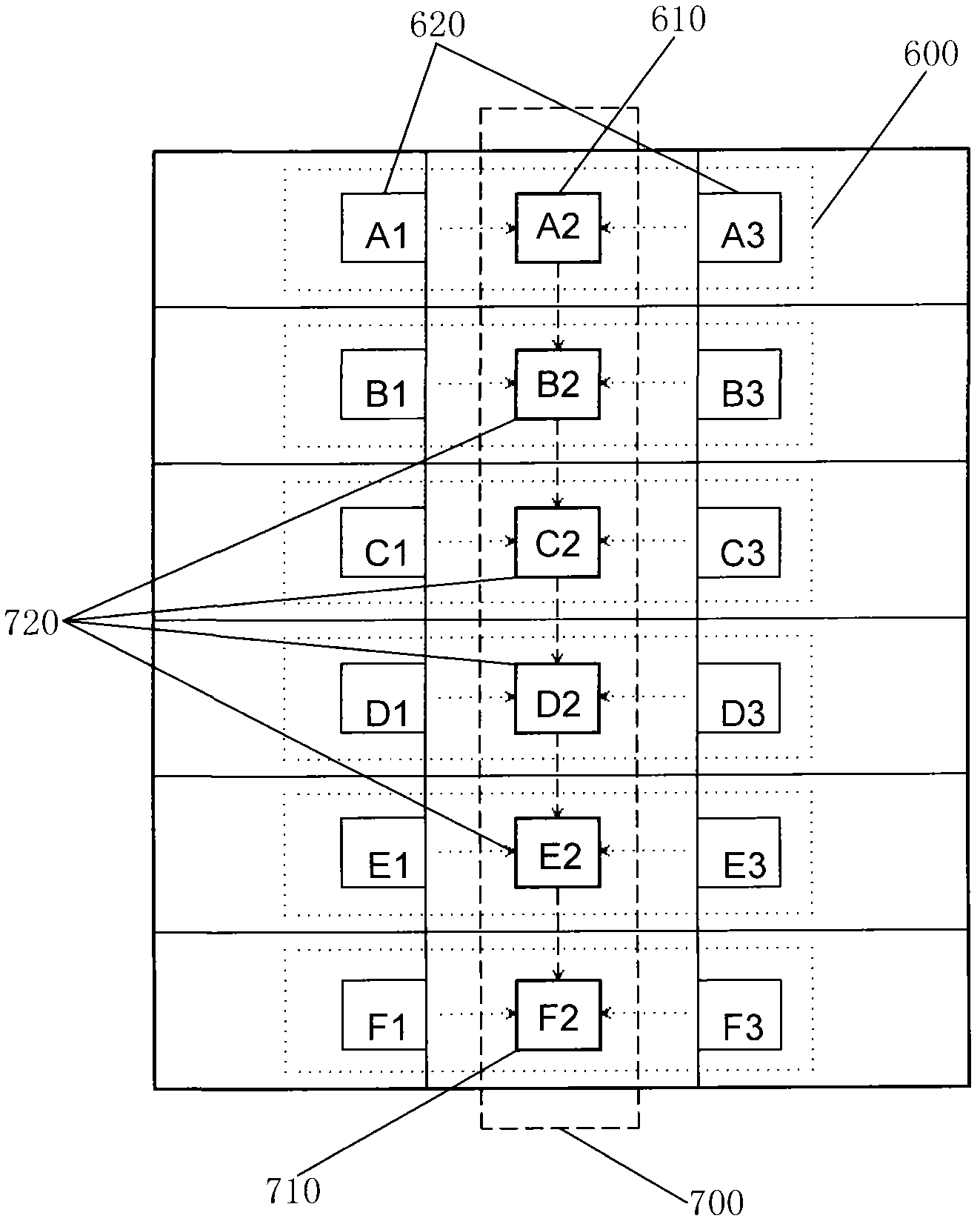 Construction layout-based topological system for data collection and implementation method thereof