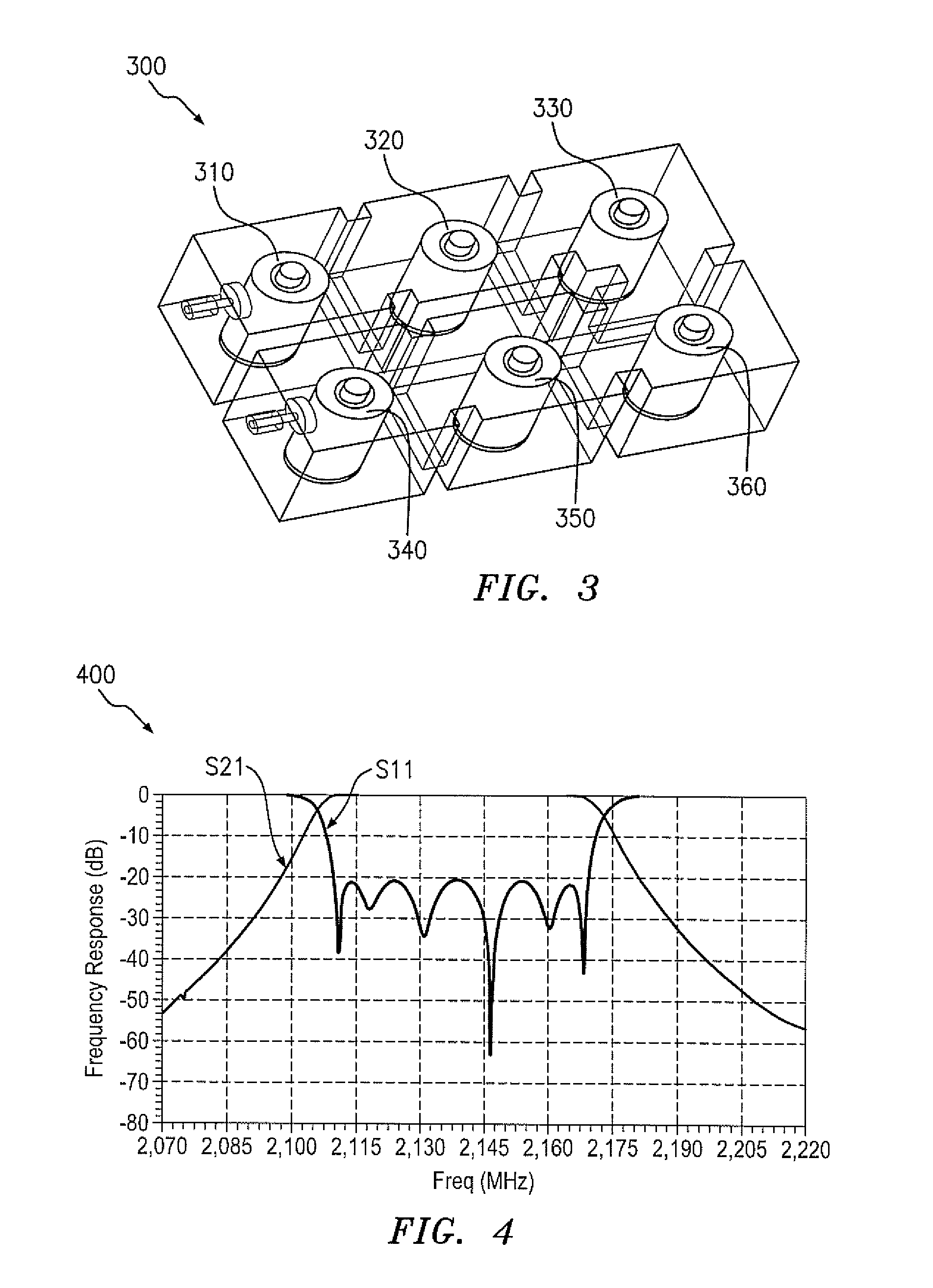 Dielectric combine cavity filter having ceramic resonator rods suspended by polymer wedge mounting structures