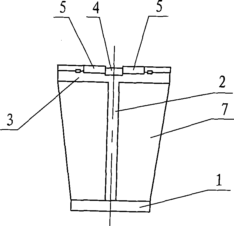 Combined bed-knife of straw crusher