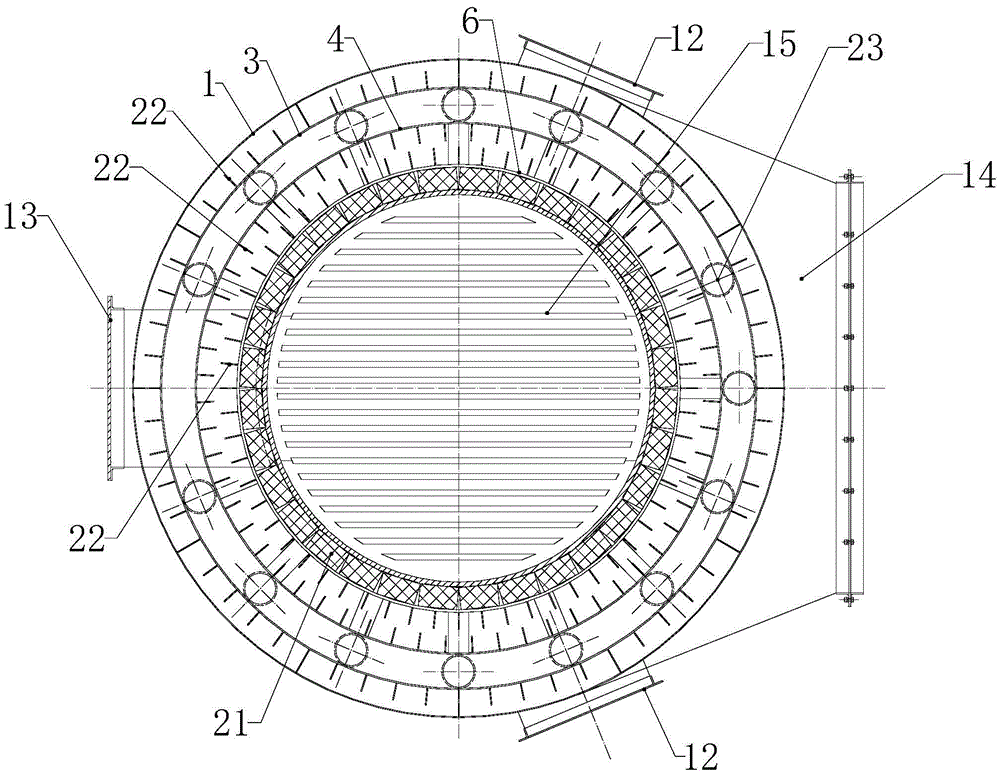 Multi-fuel indirect heating hot air stove with heat pipes