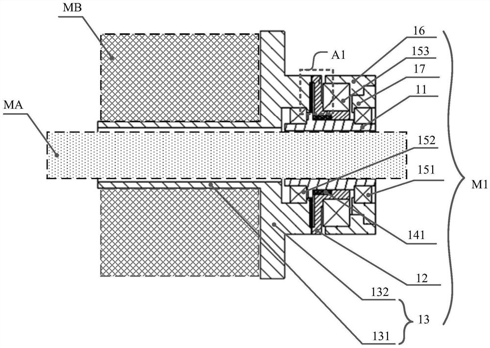 Clutch mechanism and power clutch control device and method