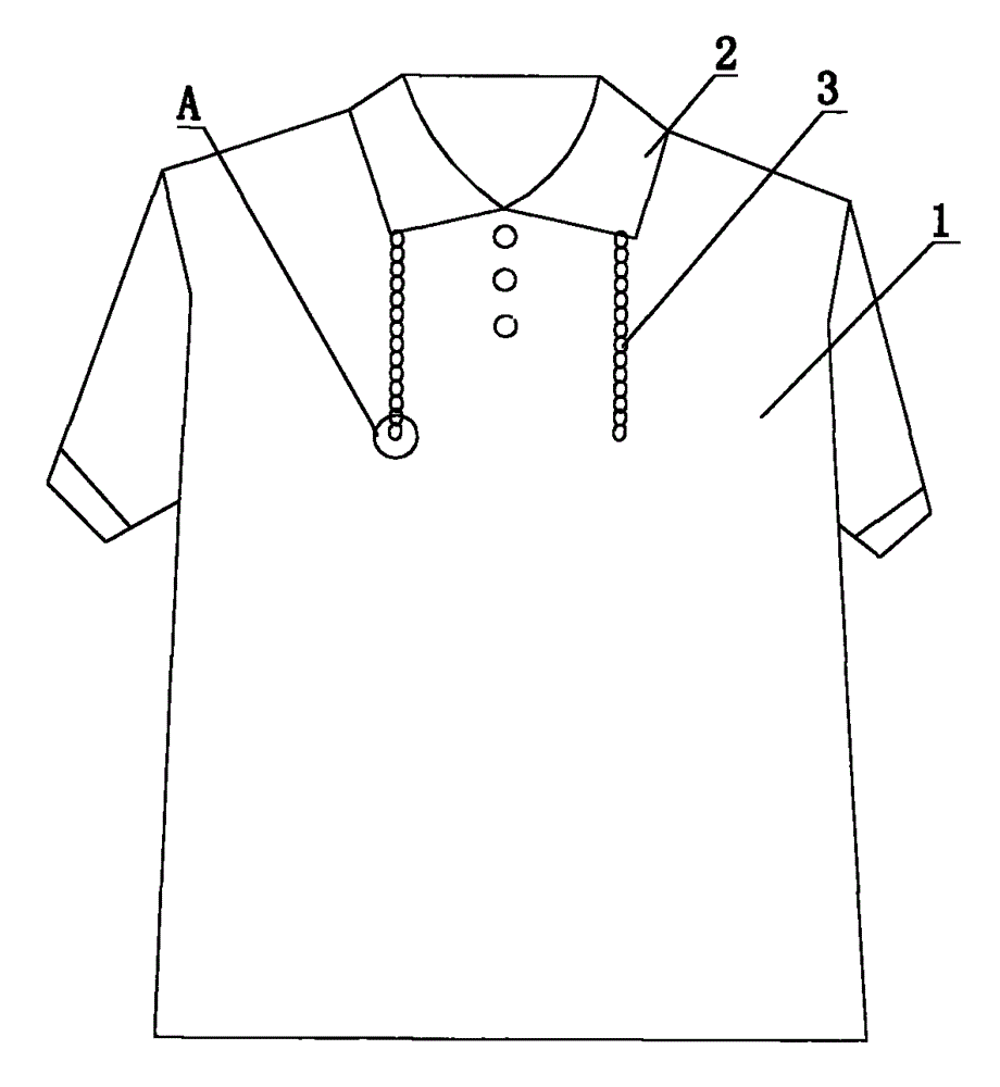 Interlock fabric coat capable of carrying presbyopic glasses conveniently