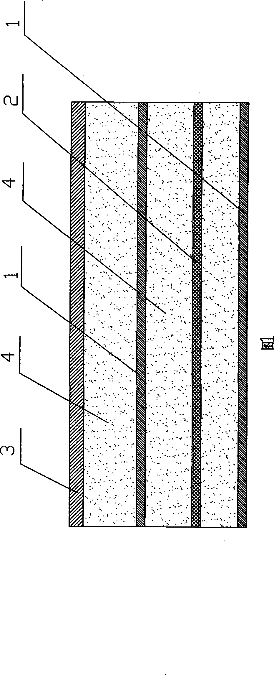 Steel mesh enhanced anti-theft glass fibre and magnesium sheet and manufacturing process thereof