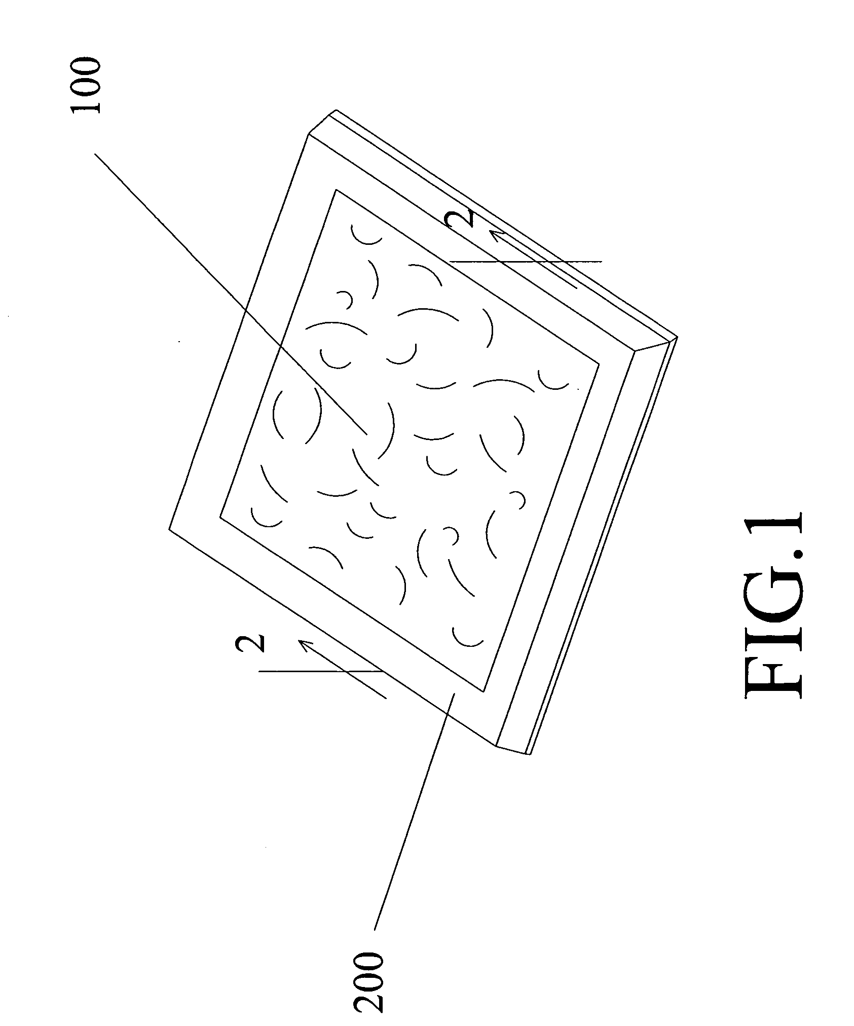 Nestable, rigid, planar air filter frame