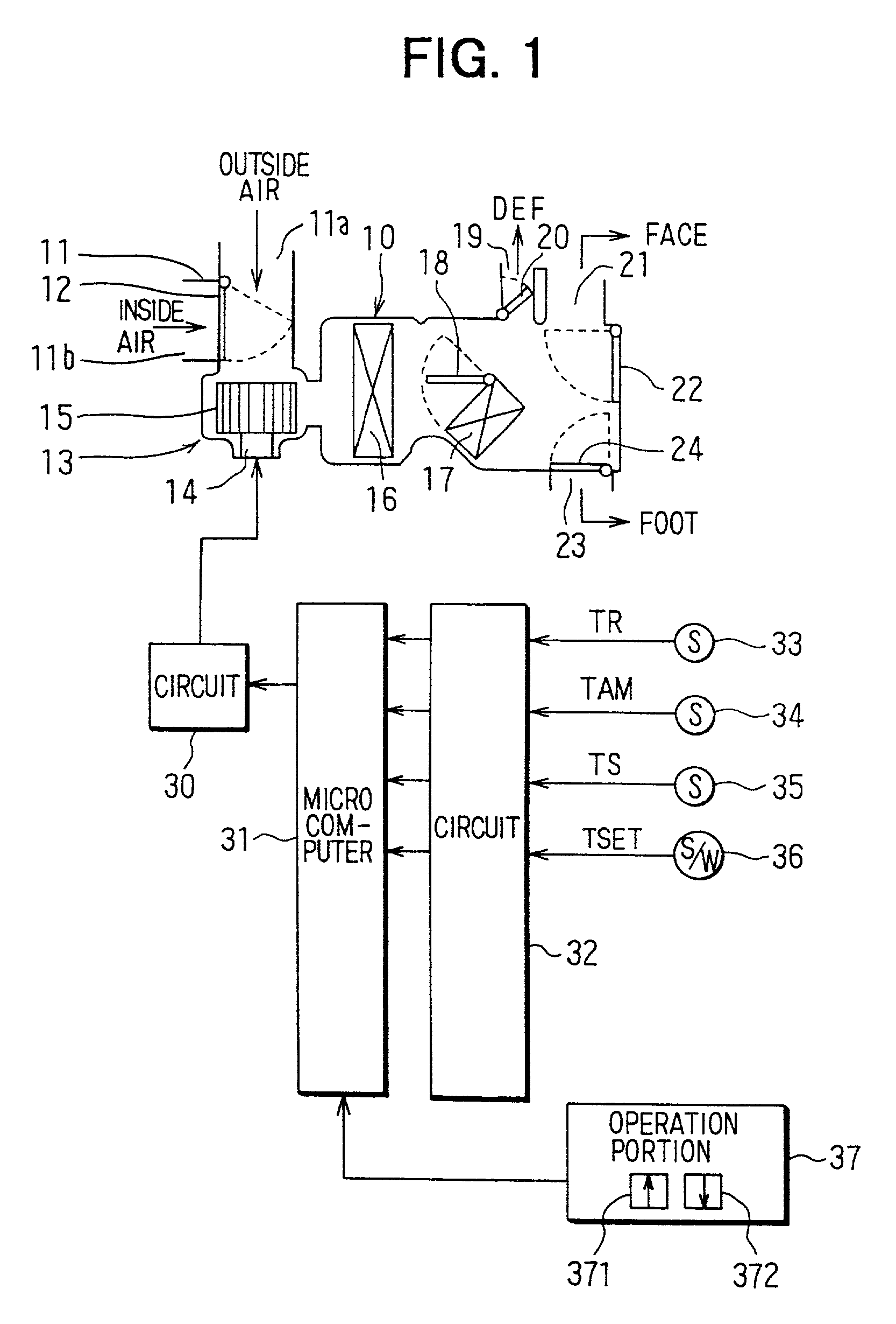 Vehicle air conditioner with control system learning manual control operation of blower voltage