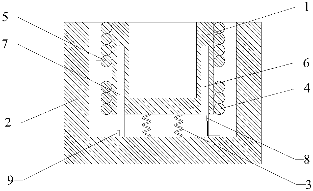 Casting mold of double-metal composite hammer