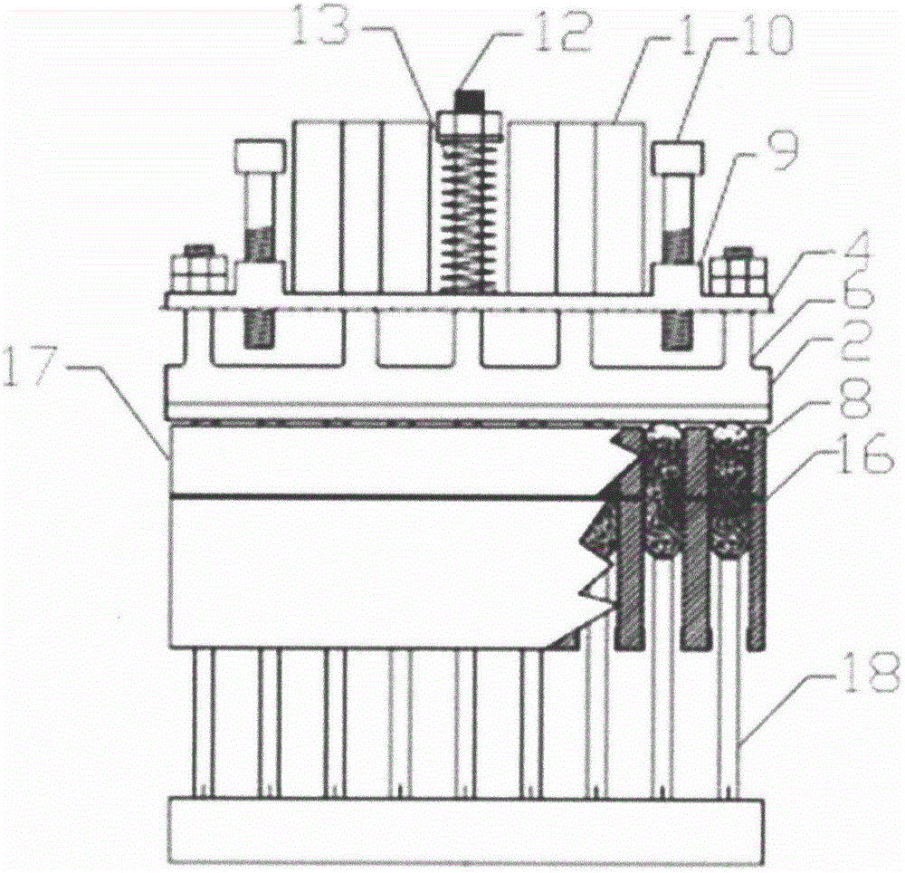 Splitting-preventing cap pressing device of capsule filling machine