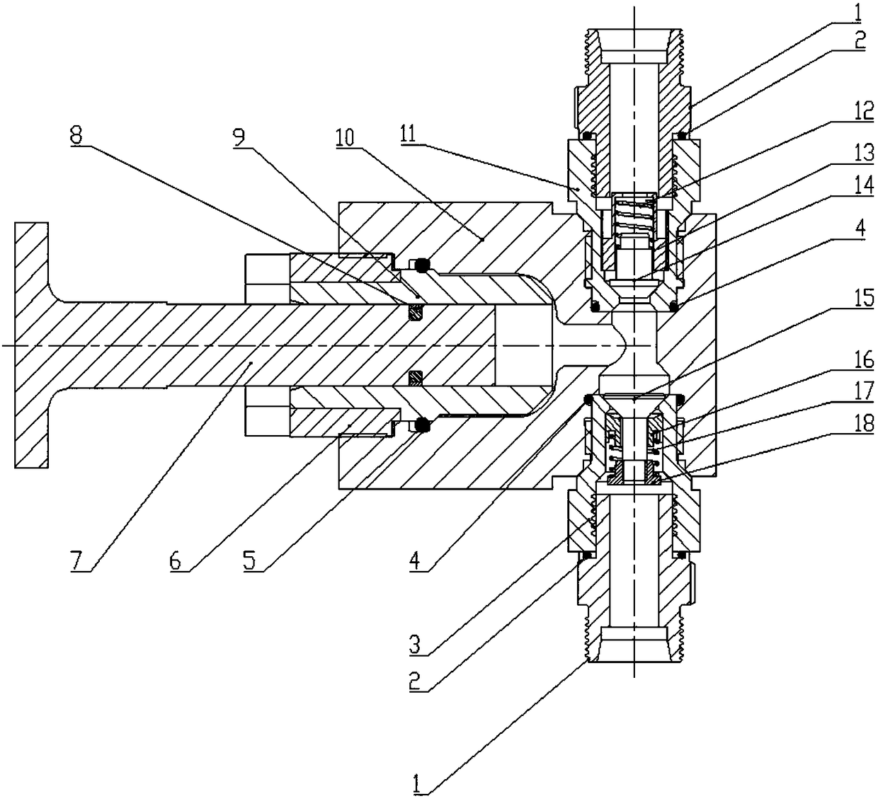 Buoyancy adjusting plunger pump device for full-sea-depth submersible