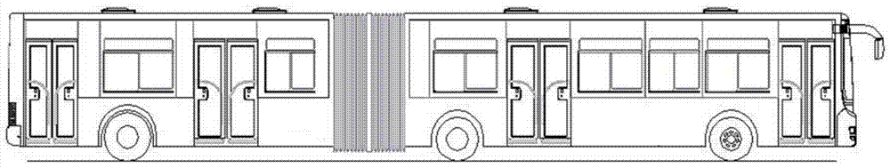 Novel bullet train pure electric BRT (Bus Rapid Transit) road train structure