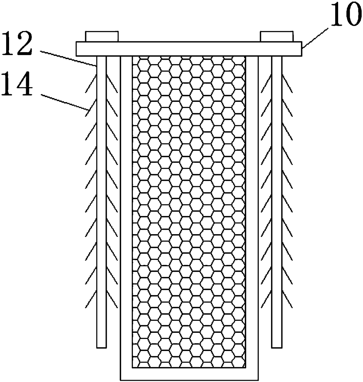 Blockage-preventing and convenient-mounting type silencer