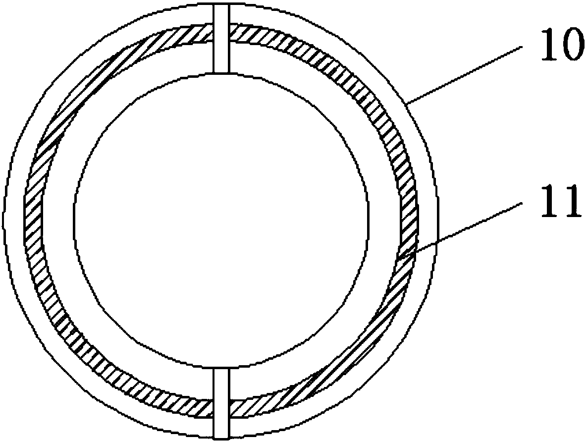 Blockage-preventing and convenient-mounting type silencer