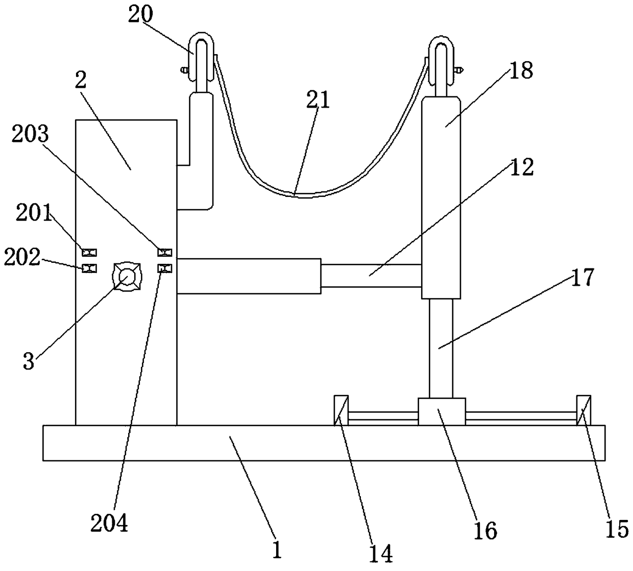 Limb support frame for burn patient