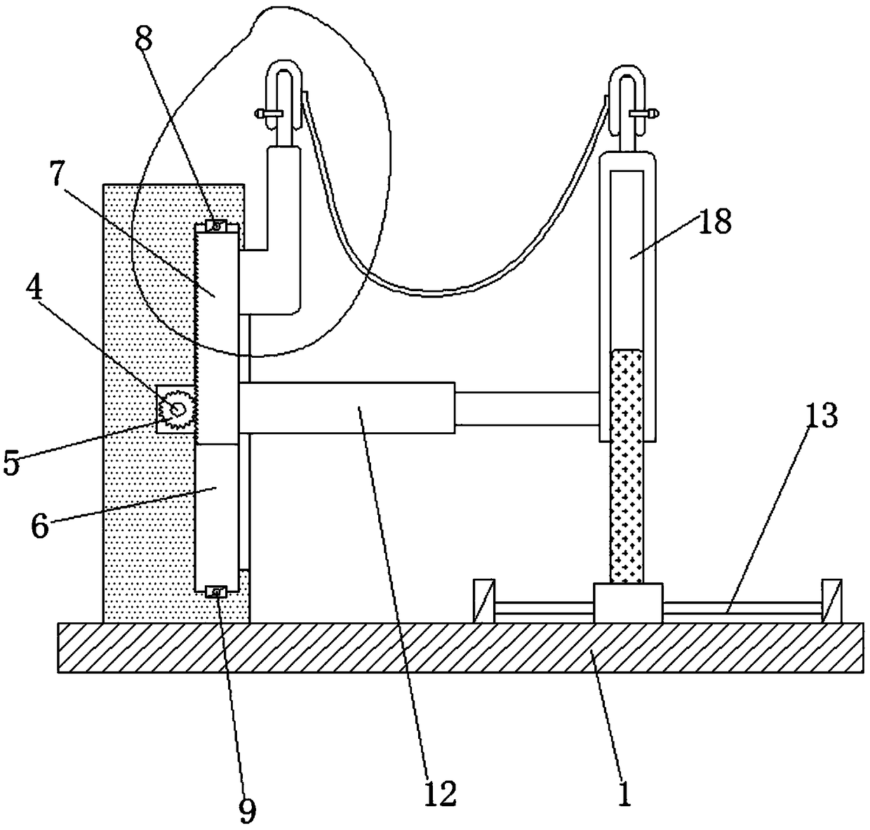 Limb support frame for burn patient