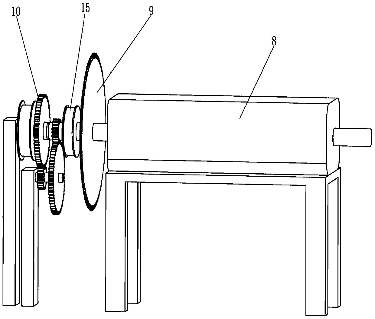 Cutting and polishing equipment for plastic-wood plate