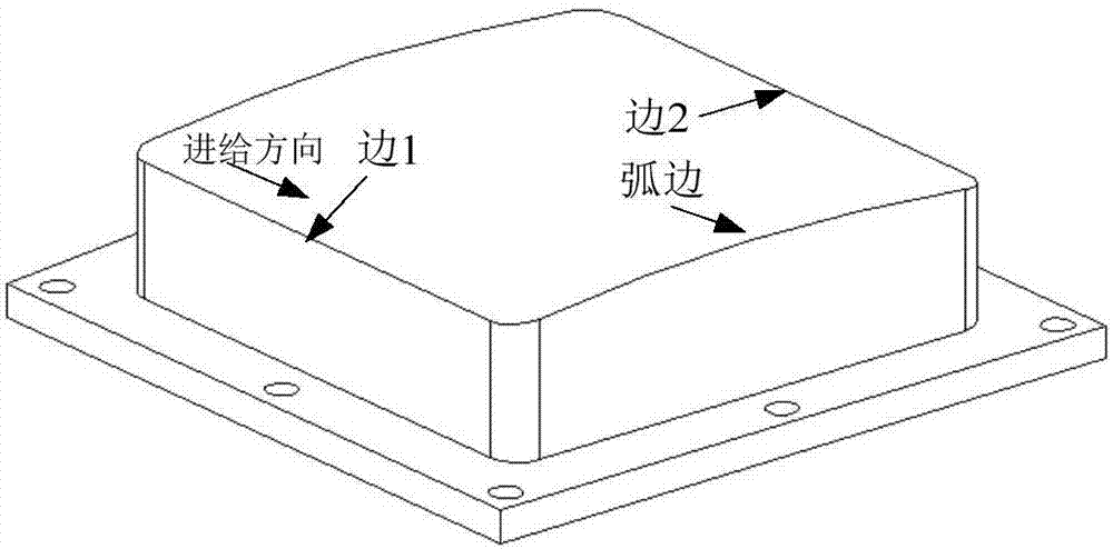 Milling machining method for wave-transmitting ceramic antenna window