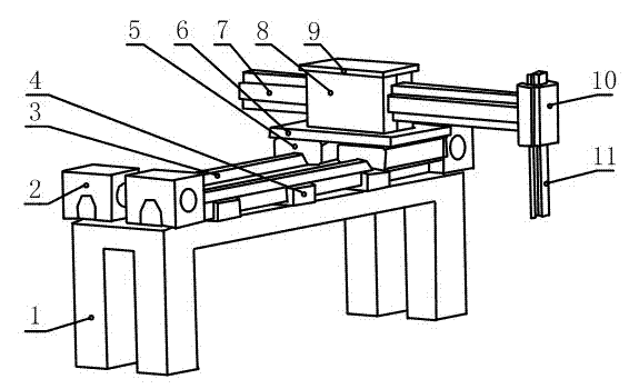 Three-dimensional calibration device for curve flexible touch sensor array