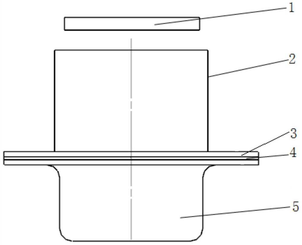 Electromagnetically-driven soft male die liquid-filling deep-drawing forming device and technological method