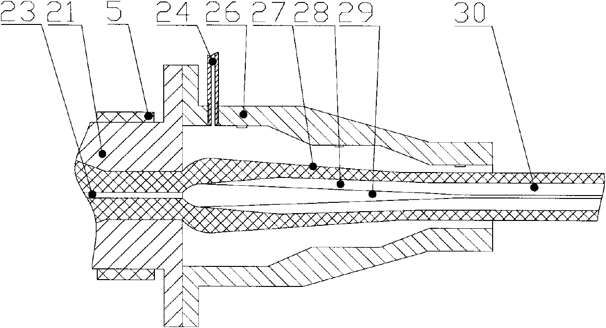 Physical foaming agent injected plastic extruded microchannel molding device and method