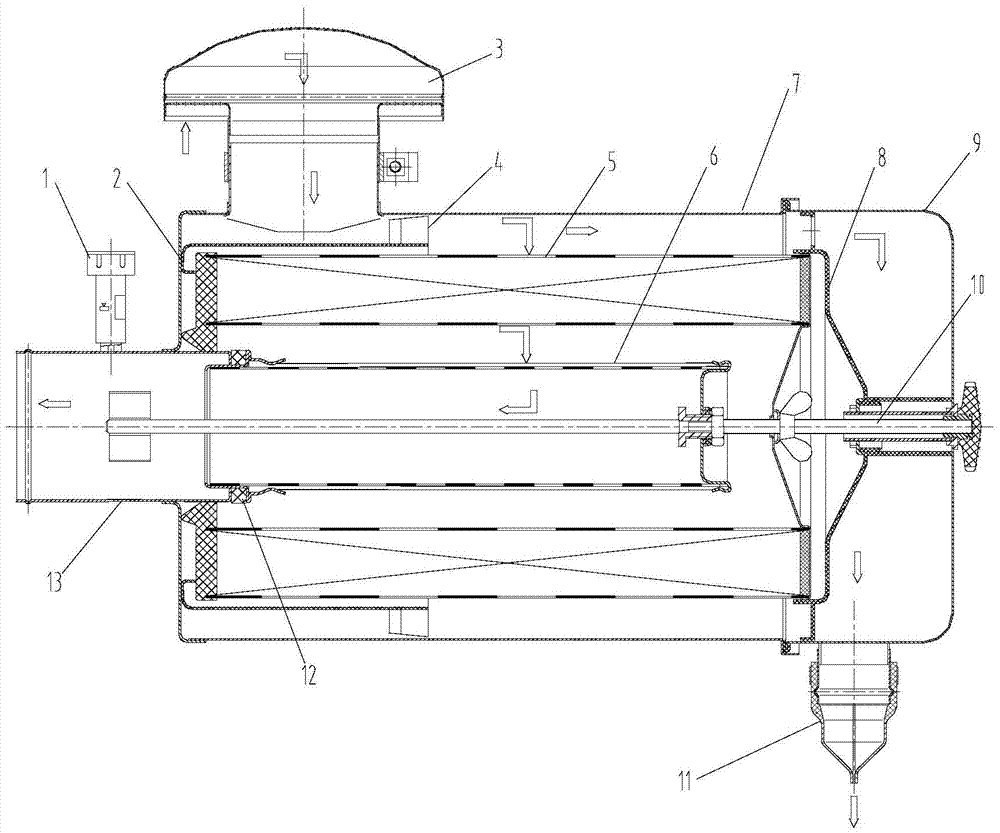 Dry-type air cleaner