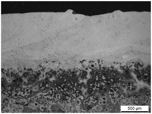 A method of laser cladding wear-resistant and impact-resistant coating on cast iron surface