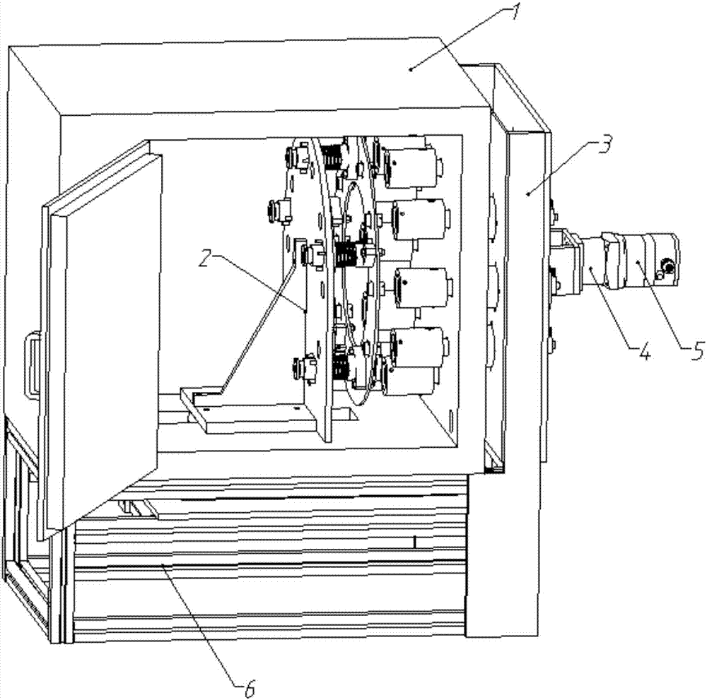 Online measuring device for contact resistance of rotary plug-in electrical connector