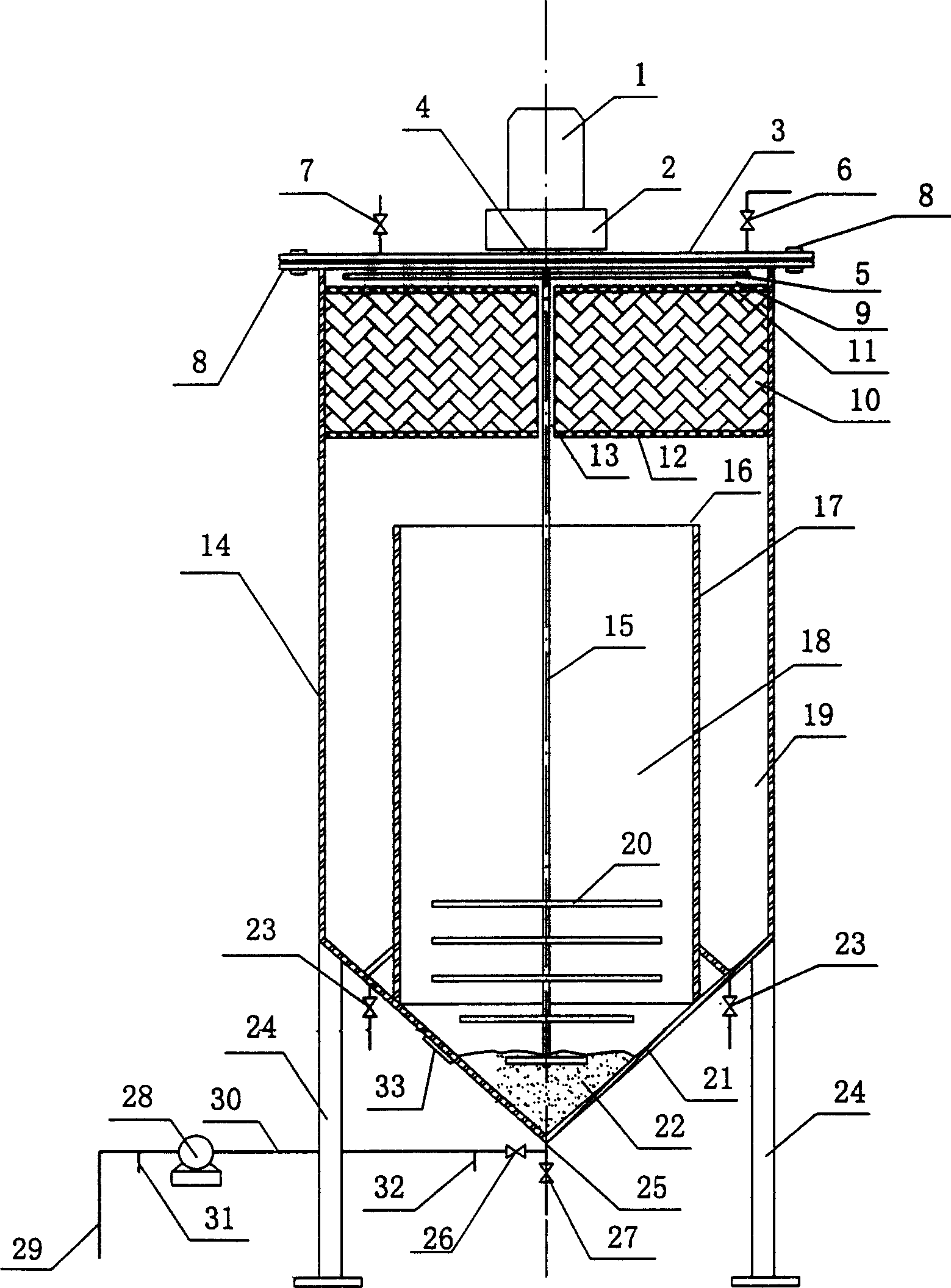 Efficient solid-liquid separator