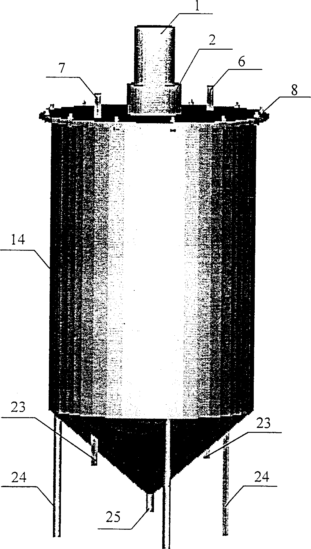 Efficient solid-liquid separator