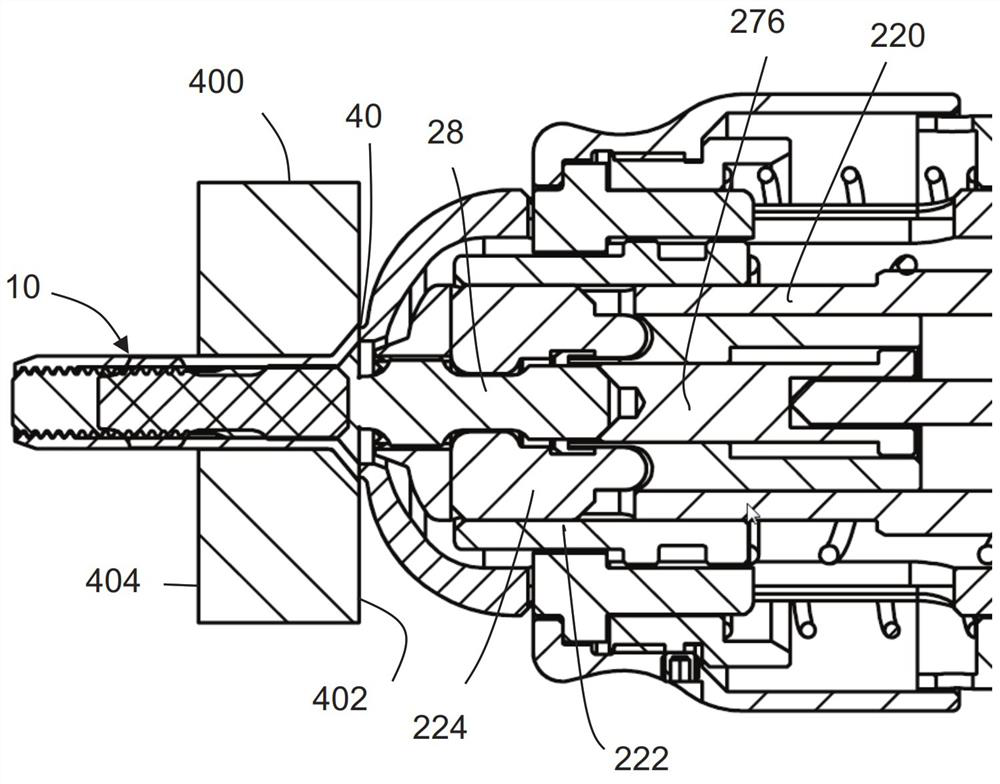 Installation tool for blind fasteners and method for installing fasteners