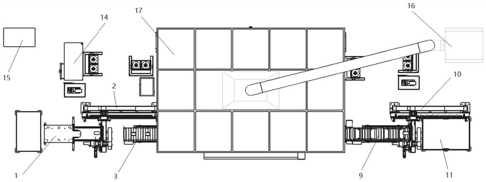 Flexible welding production line for small and medium-sized parts of railway wagon