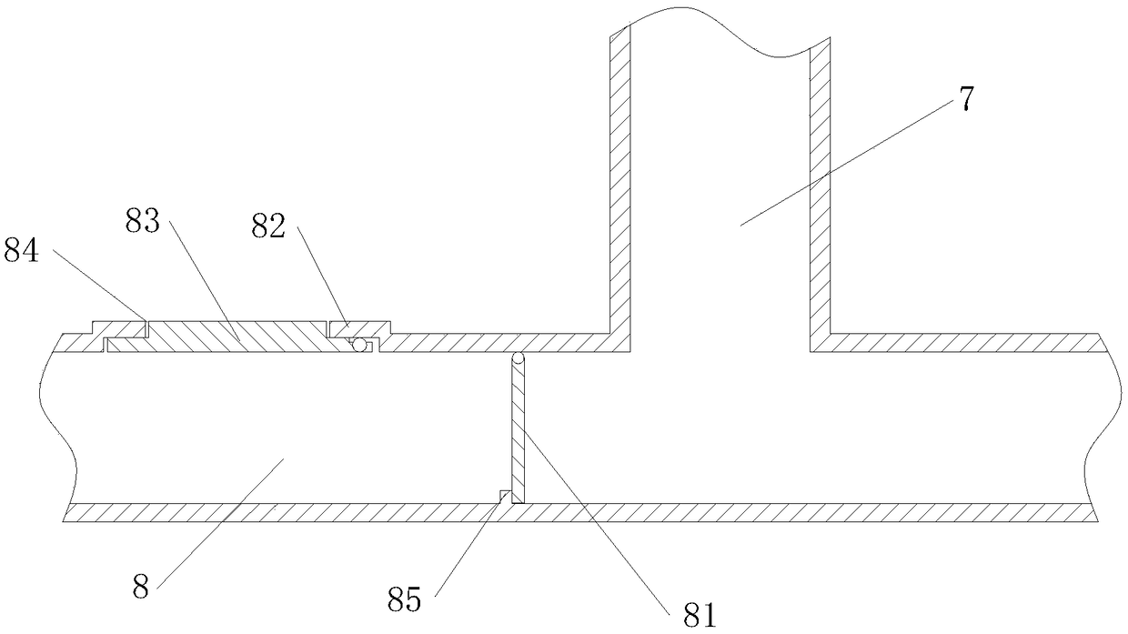 Direct discharging structure used for washing and drying integrated machine and drying control method for washing and drying integrated machine